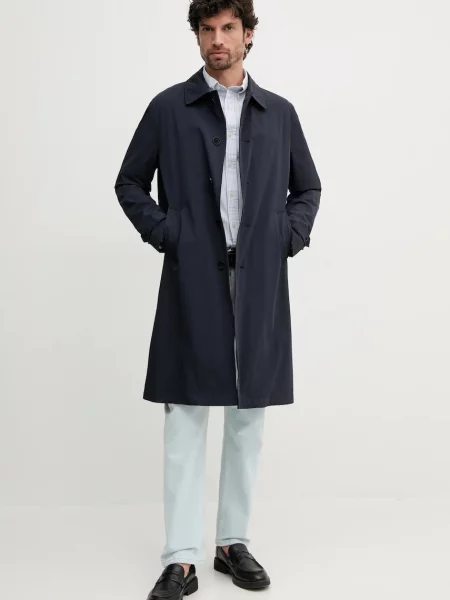 Gant koszula regular z kołnierzykiem button-down niebieski