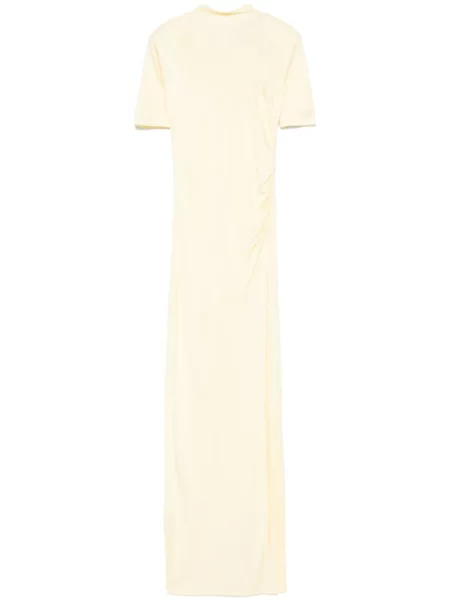 Rochie maxi The New Arrivals Ilkyaz Ozel de costum galben