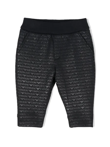 Spodnie dziecięce Emporio Armani niebieskie