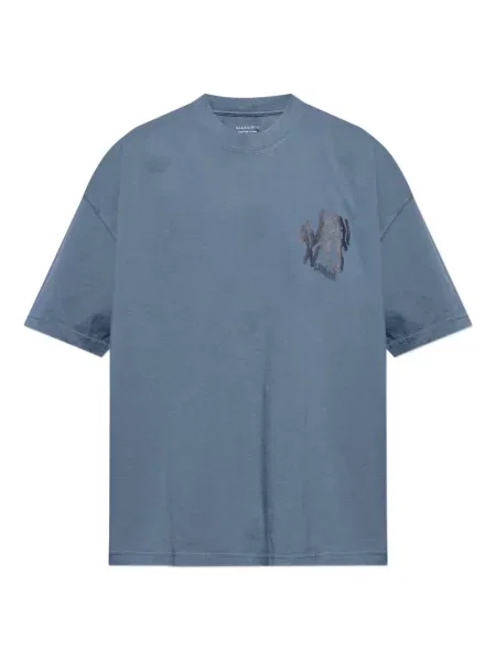 Grafic tricou Allsaints albastru