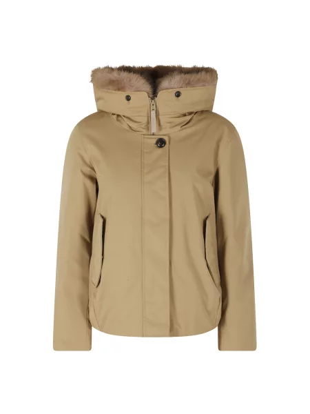 Parka Woolrich beżowa