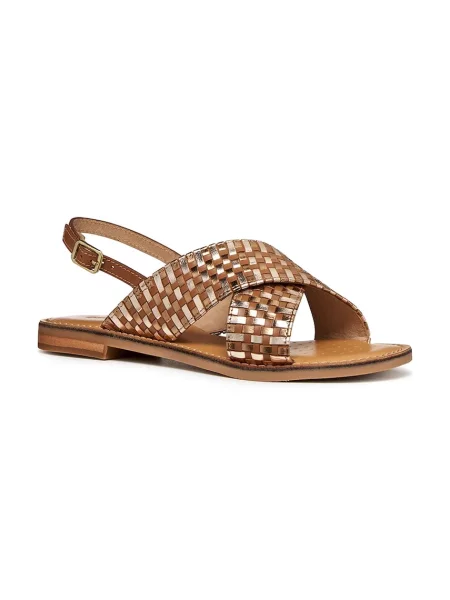 Sandale Geox din piele maro