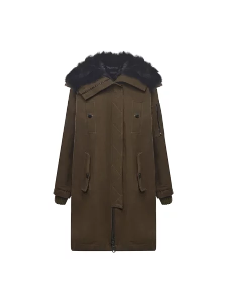 Parka Dolce And Gabbana brązowa