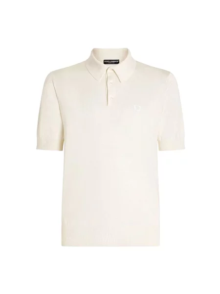 Koszulka polo Dolce And Gabbana biała