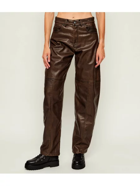 Pinko Pantaloni Papavero | Mom Fit maro