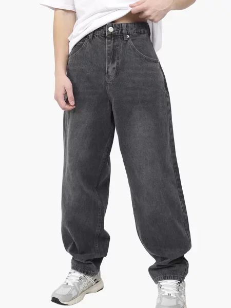 Джинси мом YUKI сірий