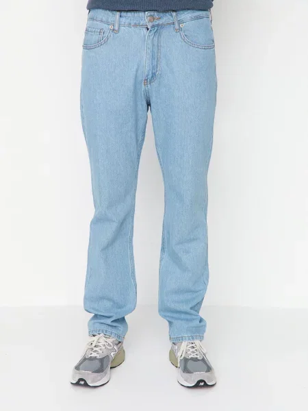 Trendyol Прямі джинси без підкладки блакитний