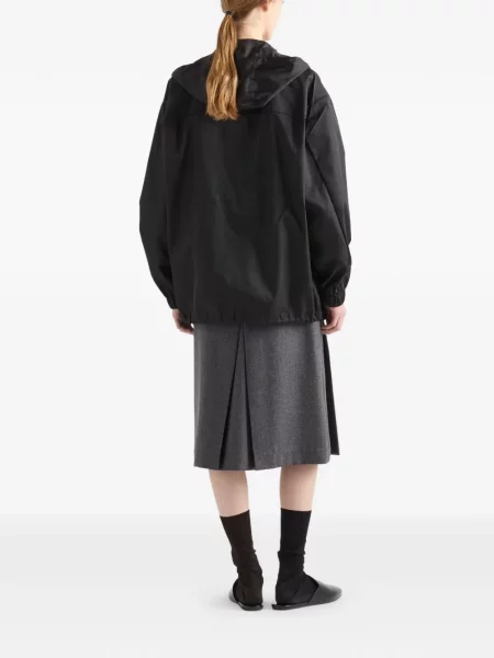 Geacă Prada cu glugă negru