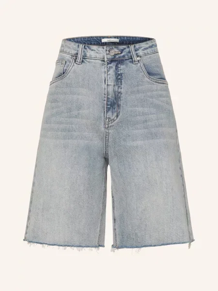 Gestuz Bermudy Jeansowe Gznoma blau niebieskie