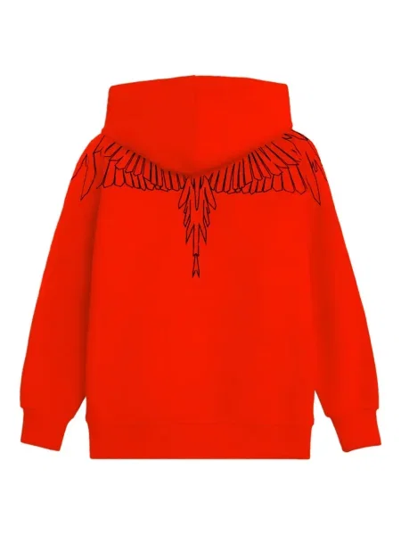 Bluza z kapturem dziecięca County Of Milan pomarańczowa