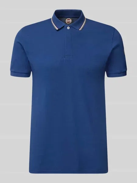 Koszulka polo o kroju slim fit z bawełny Colmar Originals niebieskie