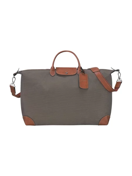 Torebka Longchamp skórzana brązowa
