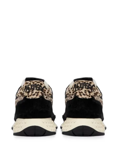 Sneakerși Autry cu imagine cu model leopard negru