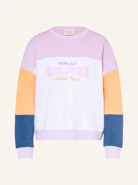 S.Oliver Bluza lila biała
