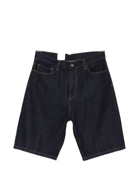 Pantaloni scurți din denim Carhartt Wip albastru