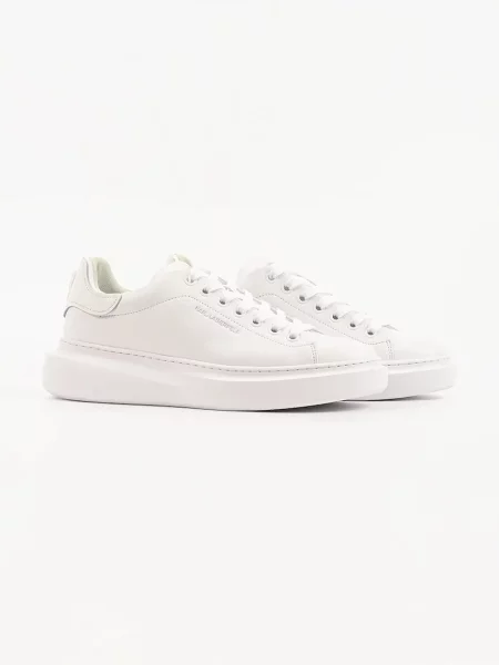 Karl Lagerfeld Kore sneakers pánske kožené biela