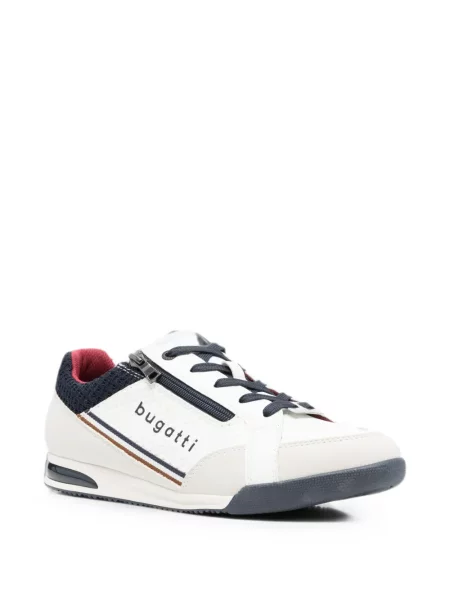 Sneakerși Bugatti cu imagine alb