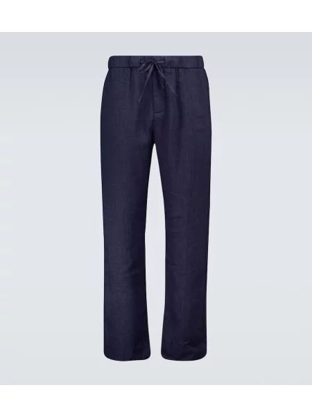 Pantaloni chino Frescobol Carioca stretch albastru