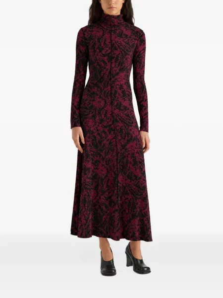 Rochie maxi Proenza Schouler White Label din jerseu alb