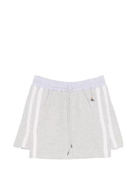 Fusta mini Vivienne Westwood cu dungi gri