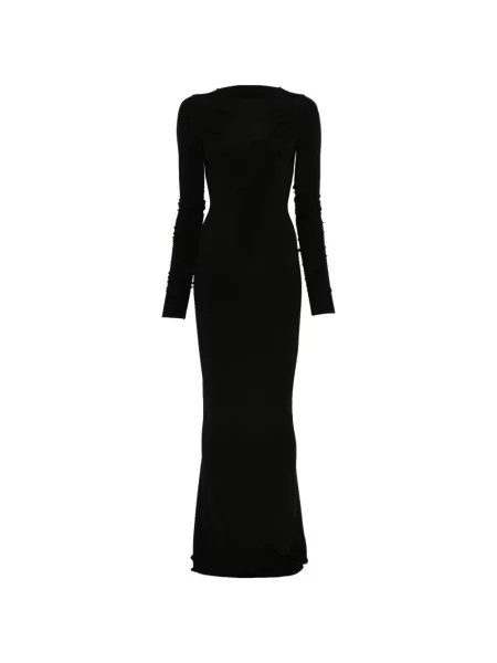 Rochie maxi Rick Owens negru