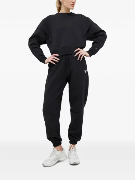 Decupat hanorac Reebok negru
