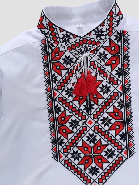 Детская рубашка Yuki белая