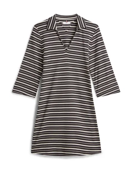 TOMMY HILFIGER Rochie MODERN CODY / alb negru