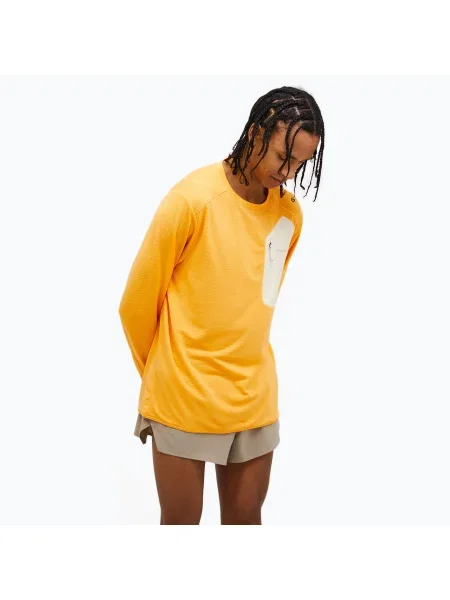 Tricou pentru bărbați Peak Performance Freelight Polartec Grid blazing orange portocaliu