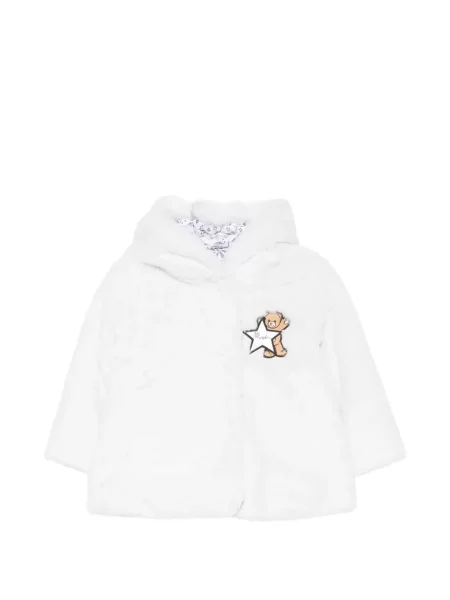 Futro dziecięce Moschino białe