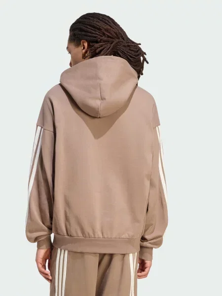 Худи Adidas в полоску бежевое