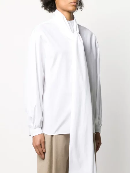 Bluză Givenchy cu funde alb