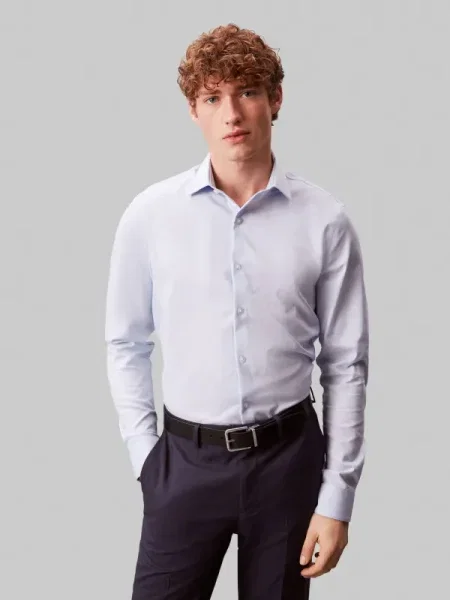 Calvin Klein Cămașă | | stretch albastru