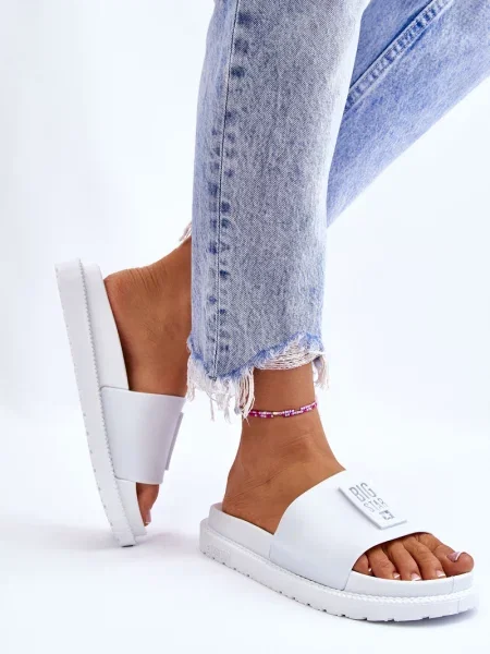 Klapki Big Star Shoes białe
