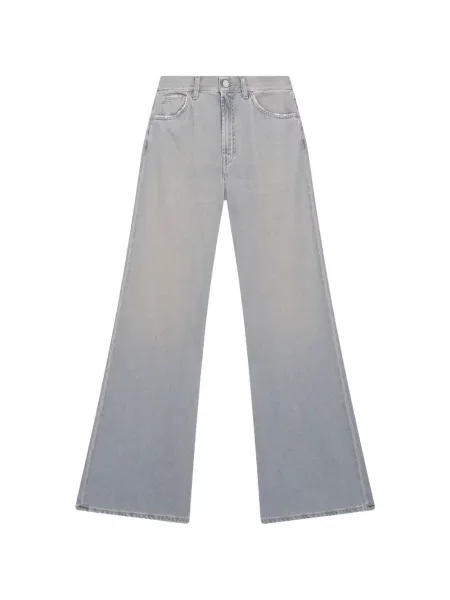 Jeansy Dondup z przetarciami niebieskie