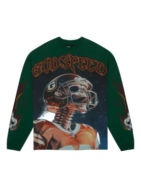 Lung hanorac Godspeed verde