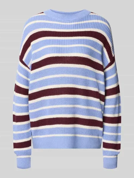 Sweter o kroju relaxed fit z mieszanki bawełny model Maysa' Noisy May