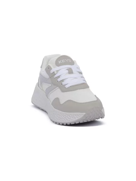 Pantofi Keys alb