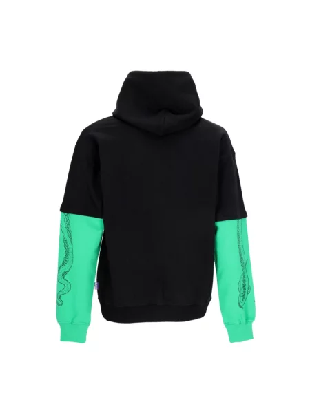 Bluza z kapturem Octopus z kapturem czarna