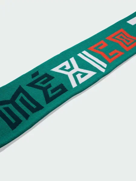 Синтетический шарф Adidas зеленый