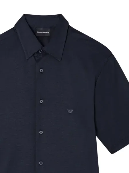 Μικρός πουκάμισο Emporio Armani μπλε