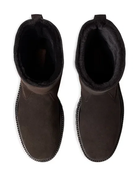 Botine Scarosso din piele de căprioară maro
