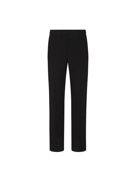 Spodnie Emporio Armani wełniane czarne