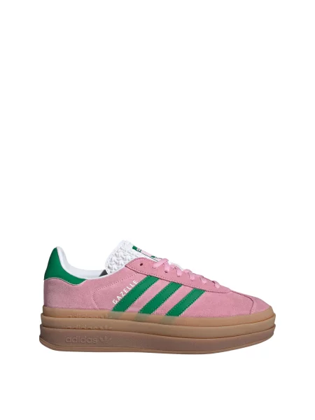 ADIDAS ORIGINALS Nízke tenisky Gazelle Bold tmavozelená / staroružová ružová