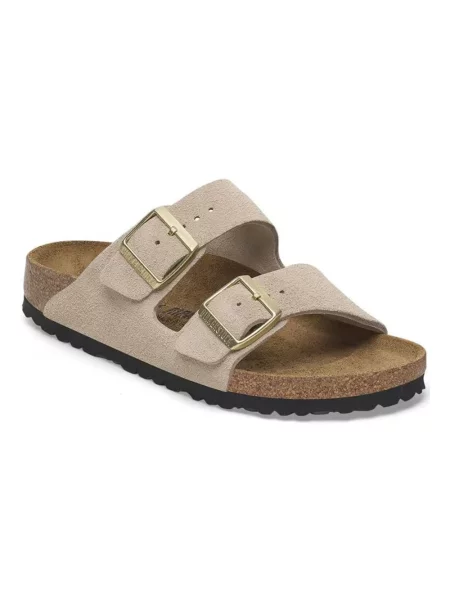 Sneakers Birkenstock Arizona Suede Leather Sandcastle EUR 36 beżowe