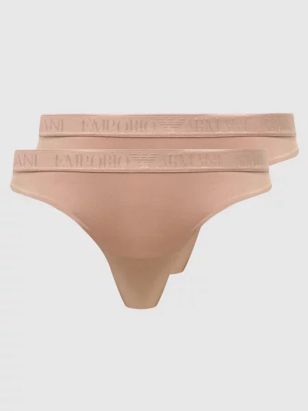 Труси Emporio Armani бежеві