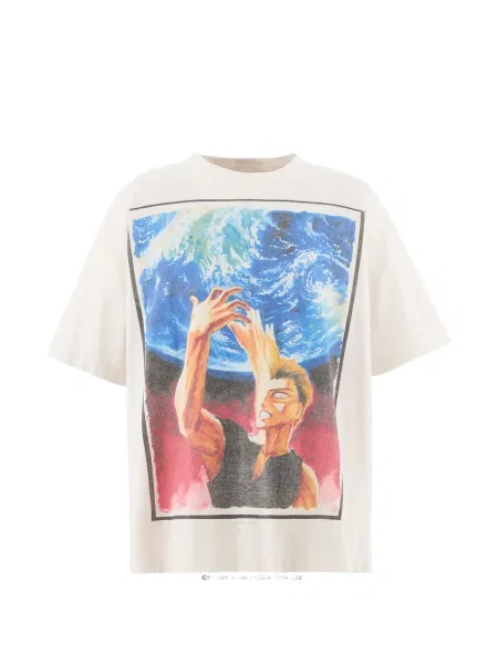 Tricou Saint Mxxxxxx cu imagine alb