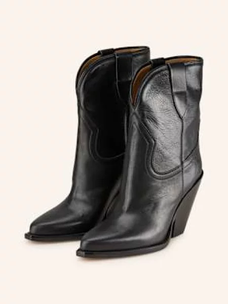 Isabel Marant Kowbojki Leyane schwarz czarne