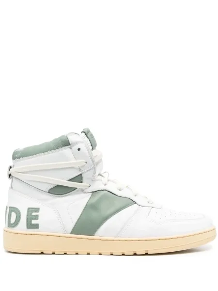 Sneakerși Rhude din piele alb