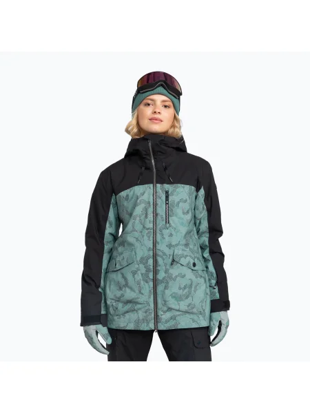 Geacă de snowboard pentru femei ROXY Stated lily pad sketch book